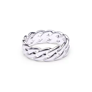 Anillo Classic Cuban Plata